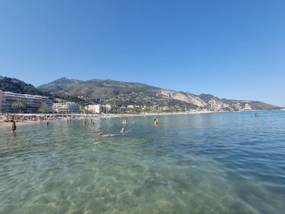 Le Garavan, Superbe Studio Vue Mer Et Vieux Menton Exteriér fotografie